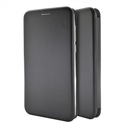 Book Case Ancus Magnetic Curve for Xiaomi Mi Note 10 Lite TPU Black