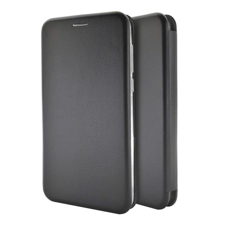 Book Case Ancus Magnetic Curve for Xiaomi Mi Note 10 Lite TPU Black