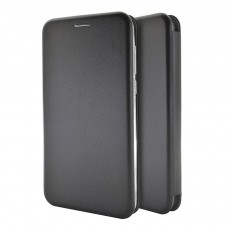 Book Case Ancus Magnetic Curve for Samsung SM-A415F Galaxy A41 TPU Black