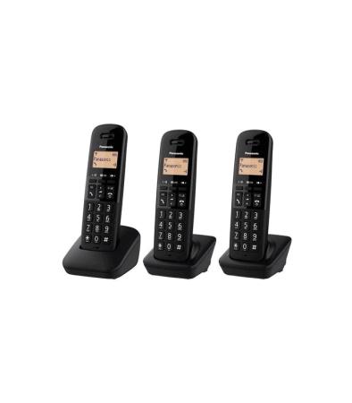 3 Cordless - Base + handset - Monochrome display - Backlit display - Stand by 200 hours - Autonomy 18 h.Hold Mute call block key block numbers (up to 50 numbers) simple anonymous call block storing unknown numbers using the call block ID button Caller ID