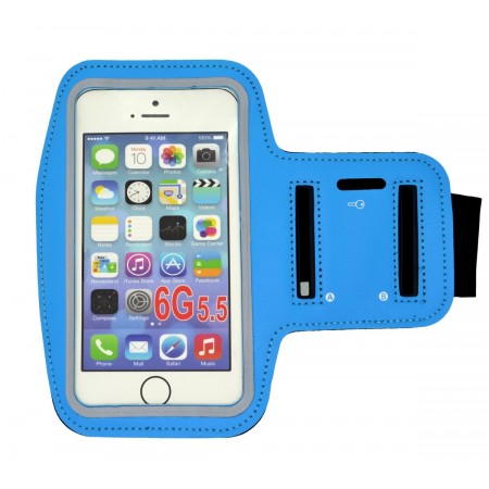Case Armband Ancus Compatible with Devices up to 6" with key pocket Blue
