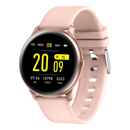 Maxcom Smartwatch FitGo FW32 Neon IP67 140mAh Pink Silicon Band
