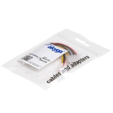 Adapter with Power Cable Akyga AK-CA-14 Molex Male / Molex Female / mini Molex Female 2x 15cm