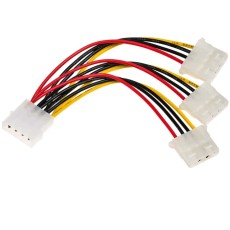 Adapter with Power Cable Akyga AK-CA-40 Molex Male / 3 pin 5V Male 15cm