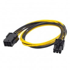 Adapter with Power Cable Akyga AK-CA-46 Extension PCI-E 6 pin Female / PCI-E 6 pin Male 40cm