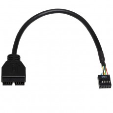 Adapter with Power Cable Akyga AK-CA-28 USB 19 pin Male / USB 9pin 20cm