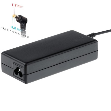 Laptop Power Supply Akyga AK-ND-08 19V / 4.74A 90W 4.8 x 1.7mm Compatible HP 1.2m