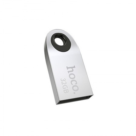 Flash Drive Mini Car Music Hoco UD9 Insightful 32GB USB 2.0 Mini Size Silver