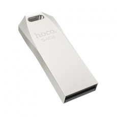 Flash Drive Hoco UD4 Intelligent 64GB USB 2.0 Metal High-Speed Slim Silver