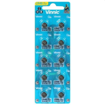 Buttoncell Vinnic L754F AG5 LR48 Pcs. 10