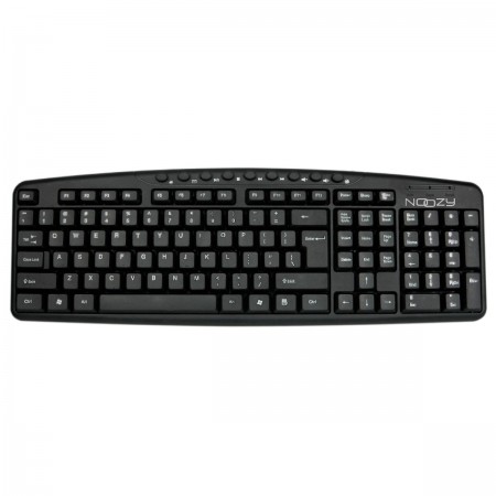 Multimedia Wired Keyboard Noozy SK-10 USB with Greek Layout and 9 Shortcut Keys