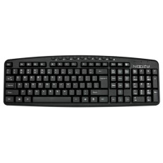 Multimedia Wired Keyboard Noozy SK-10 USB with Greek Layout and 9 Shortcut Keys