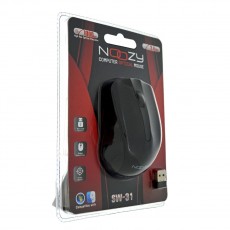 Wireless Mouse Noozy SW-31 USB 3D with 3 Buttons and 1000DPI Black