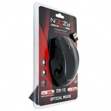 Wireless Mouse Noozy SW-16 USB 6D 2.4GHz with 6 Buttons and 1600DPI Black