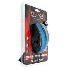 Wireless Mouse Noozy SW-16 USB 6D 2.4GHz with 6 Buttons and 1600DPI Black-Red