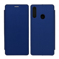 Book Case Ancus Magnetic Curve for Samsung SM-A207F Galaxy A20s TPU Dark Blue