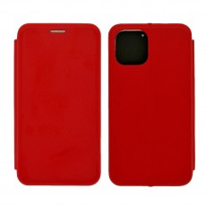 Book Case Ancus Magnetic Curve for Apple iPhone 12 / iPhone 12 Pro TPU Red