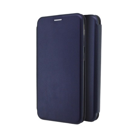 Book Case Ancus Magnetic Curve for Apple iPhone 12 / iPhone 12 Pro TPU Dark Blue