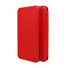 Book Case Ancus Magnetic Curve for Apple iPhone 12 Pro Max TPU Red