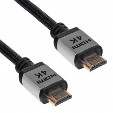 Data Cable HDMI Akyga AK-HD-15P Male To Male Full 3D 4K Gold Plated CCS CEC & ARC 1.5m Black