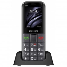 Maxcom MM730 2.2" with Large Buttons & Backlight, Bluetooth, Radio, Camera and Emergency Button Black