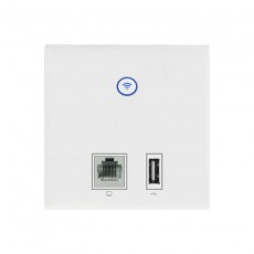 Access Point Comfast CF-E536N 300Mbps Dual Band WiFi Ceiling Wall Mounted White with LED Indicators, RJ45 and USB Ports