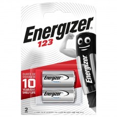Battery Lithium Energizer CR123 3V Pcs. 2