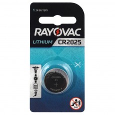 Buttoncell Lithium Electronics Rayovac CR2025 Pcs. 1