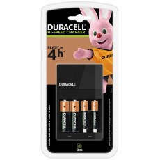 Battery Charger Duracell Hi-Speed with AA/AAA with 2 ΑΑ 1300mAh and 2 ΑΑΑ 750mAh Included