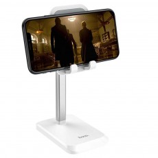 Tablet Holder Hoco PH27 Stable Telescopic Compatible with Devices 4"-10" White