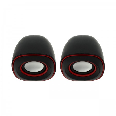 Multimedia Speaker Stereo Leerfei D-015 with 3.5mm jack and USB Charge, 5W Black