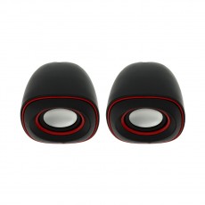 Multimedia Speaker Stereo Leerfei D-015 with 3.5mm jack and USB Charge, 5W Black