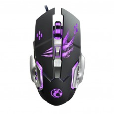 Wired Mouse iMICE Apedra A8 Gaming 6D with 6 Buttons, 3200 DPI LED Lightning. Black