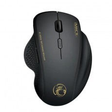 Wireless Mouse iMICE G6 1600dpi 2.4GHz with 6 Buttons and High Precision Optical Engine Black