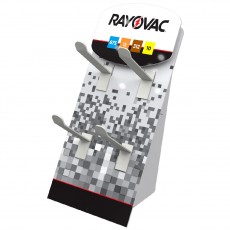 Stand Table Rayovac for Aid Batteries Batteries with 4 Hooks