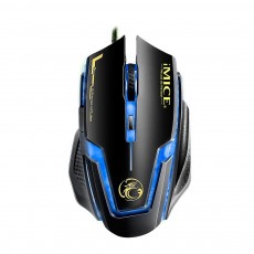 Wired Mouse iMICE A9 Gaming 6D with 6 Buttons, 2400 DPI LED Lightning. Black