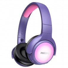 Bluetooth Stereo Headphone Philips TAKH402PK/00 V5.0 Built-in microphone Pink LED panel User-friendly button control