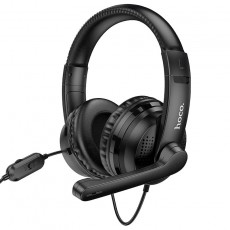 Stereo Gaming Headphone W103 Magic Tour with 3.5mm Connector and Microphone with Activation Switch Black