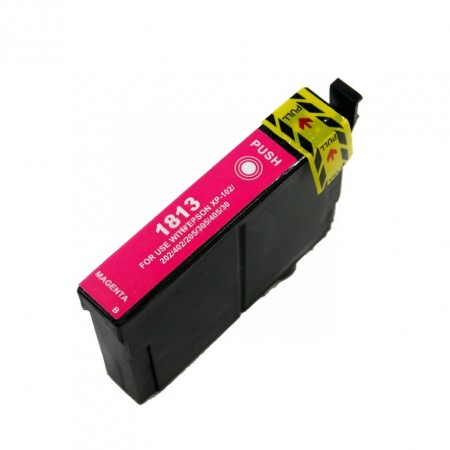 Ink EPSON Compaible T1813 XL 18XL Pages:480 Magenta for XP, 102, 202, 205, 212, 215, 30, 302, 305, 312, 315, 402, 405, 405WH, 412, 415