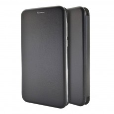 Book Case Ancus Magnetic Curve for Samsung A02 A022F A02s A025F TPU Black