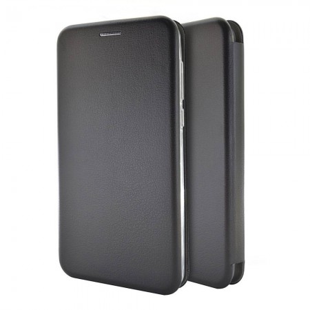 Book Case Ancus Magnetic Curve for Samsung SM-A215F Galaxy A21 TPU Black