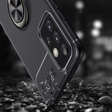 Case Ancus Autofocus Shockproof with Ring Holder για Samsung SM-A725F Galaxy A72 / SM-A726B Galaxy A72 5G Black