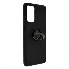Case Ancus Autofocus Shockproof with Ring Holder για Samsung A72 A725F A726B Black