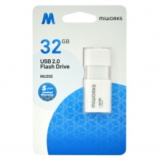 Flash Drive MiWorks MU202 32GB USB 2.0 White