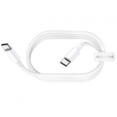 Data Cable Borofone BX44 High-Energy USB-C to USB-C 5A 100W 20V 2m White