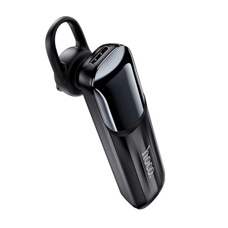 Business Wireless Headset Hoco E57 Essential V.5.0 Black with Big Control Button and 10 Hours Talk Time