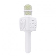 Wireless Microphone and Speaker Hoco BK5 Cantando V.5.0 Silver 5W with Karaoke Function and Micro SD Card