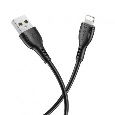 Data Cable Borofone BX51 Triumph USB to Lightning 2.4A 1m Black