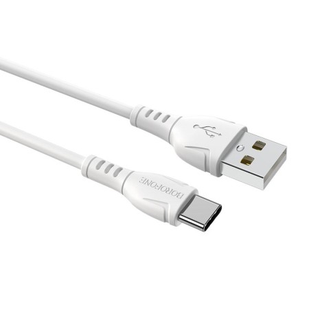Data Cable Borofone BX51 Triumph USB to USB-C 3A White 1m