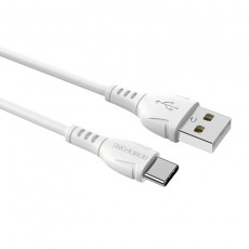 Data Cable Borofone BX51 Triumph USB to USB-C 2.4A 1m White